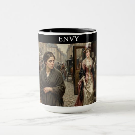 Mug Les 7 vertus sataniques : Envie (Centre)