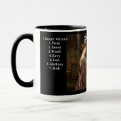 Mug Les 7 vertus sataniques : Fierté (Gauche)