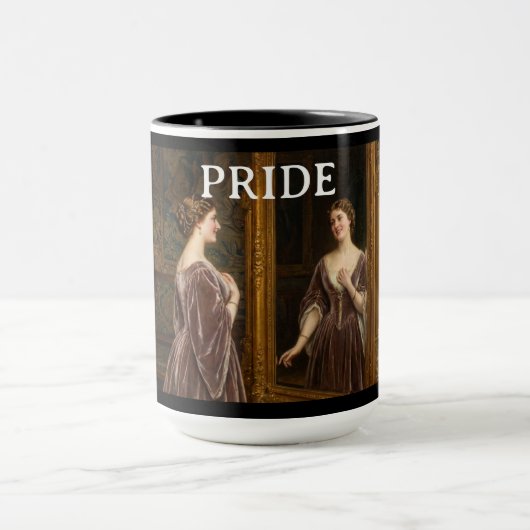 Mug Les 7 vertus sataniques : Fierté (Centre)