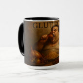 Mug Les 7 vertus sataniques : Gourmandise (Devant gauche)