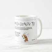 Mug Les abeilles à la télé réalité (Devant droit)