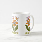 Mug les abeilles aiment l'été et moi aussi (Devant droit)