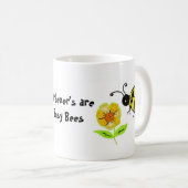 Mug Les abeilles du jardinier sont occupées (Devant droit)