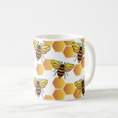 Mug Les abeilles qui travaillent (Devant droit)