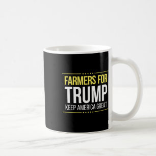 Mug Les agriculteurs pour Trump - Garder l'Amérique gr