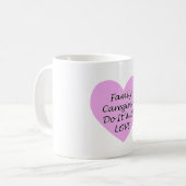 Mug Les aidants naturels le font avec amour (Devant gauche)