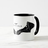 Mug Les ailes de chauve-souris mécaniques de Batman (Devant droit)