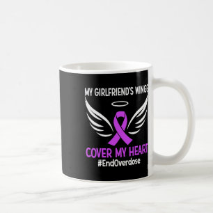 Mug Les ailes de ma copine couvrent mon coeur Ruban vi