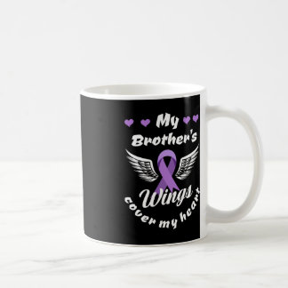 Mug Les ailes de mon frère couvrent mon excès de coeur