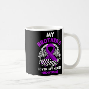 Mug Les ailes de mon frère recouvrent mon cœur, fin su