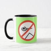 Mug Les Aliens Drôle Vert N'Ont Pas Construit Les Pyra (Gauche)