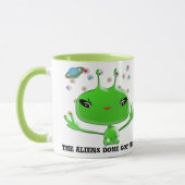 Mug Les Aliens M'Ont Amené (Gauche)