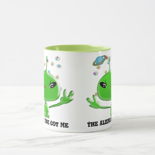 Mug Les Aliens M'Ont Amené (Centre)