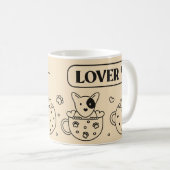 Mug Les amateurs de café adorables (Devant droit)