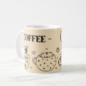 Mug Les amateurs de café adorables (Devant gauche)