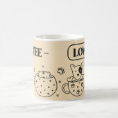 Mug Les amateurs de café adorables (Centre)