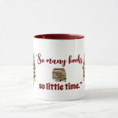 Mug Les Amateurs De Livre Citer Tant De Livres Si Peu (Centre)