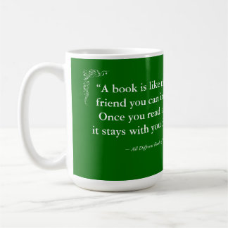Mug les amateurs de livres citent la muqueuse
