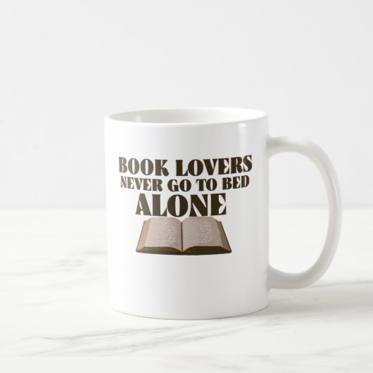 Mug Les amateurs de livres n'iront jamais seul au lit (Droite)