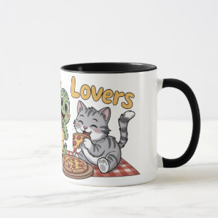 Mug Les amateurs de pizzas