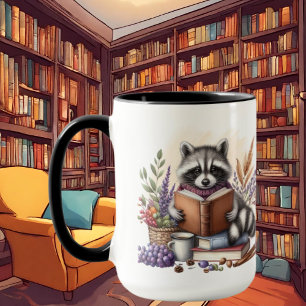 Mug Les amateurs de raton laveur ajoutent du monogramm