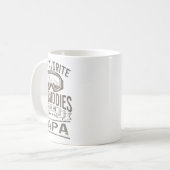 Mug Les amateurs de ski Papa Ski Goggles Snowboard Gra (Devant gauche)