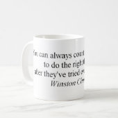 Mug Les Américains font la bonne chose (Devant gauche)