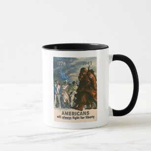 Mug Les Américains lutteront toujours pour la liberté