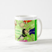Mug Les amis attaquent pour toujours (Devant droit)