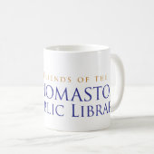 Mug Les amis classiques de Thomaston Public Library Mu (Devant droit)