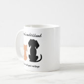 Mug Les amis comprennent les besoins des chats de chie (Devant gauche)