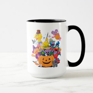 Mug Les amis de 1, rue Sésame   Joyeux Halloween