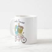 Mug Les amis de café et de beignet attaquent pour (Devant gauche)