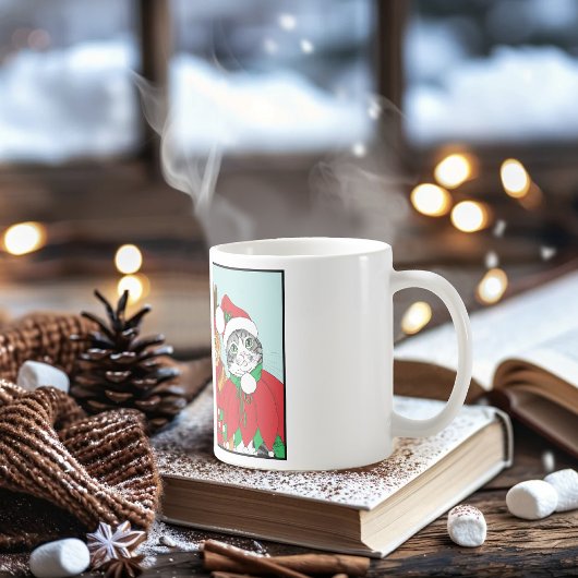 Mug Les amis des chats de Noël