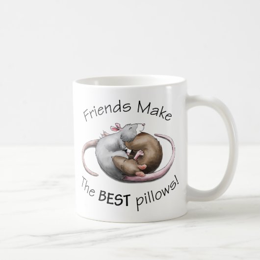 Mug Les amis font les MEILLEURS coussins ! (Droite)