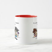 Mug Les amis ne laissent pas les amis vin seuls (Centre)