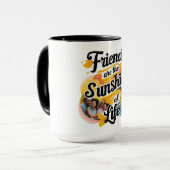 Mug Les amis sont le soleil de la vie (Devant gauche)