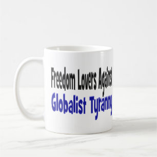 Mug Les amoureux de la liberté contre la tyrannie mond