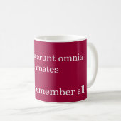 Mug Les amoureux se souviennent de tout (Devant droit)