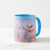 Mug Les anges dans le ciel (Devant droit)