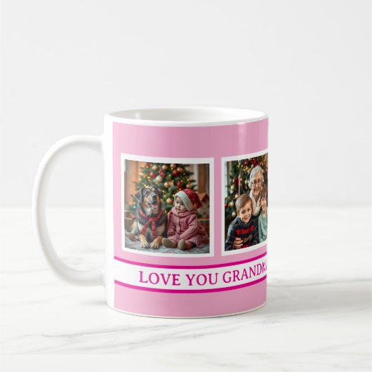 Mug Les Anges de Grand-mère | 4 modèle de photo (Gauche)