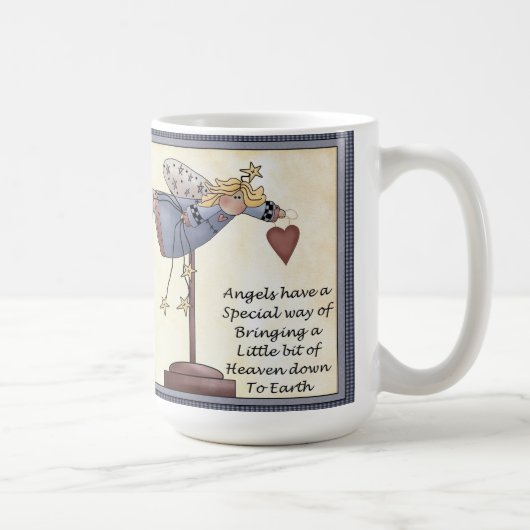 Mug Les anges ont un classique de manière 15 onces. (Droite)