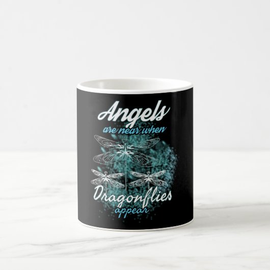 Mug Les Anges Sont Proches Quand Les libellules Appara (Centre)