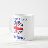 Mug Les Anglais personnalisés m'embrassent que je suis (Devant gauche)
