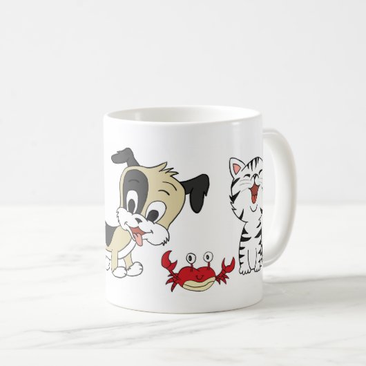 Mug Les animaux (Devant droit)