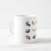 Mug Les animaux adorent � art animal mignon (Devant gauche)