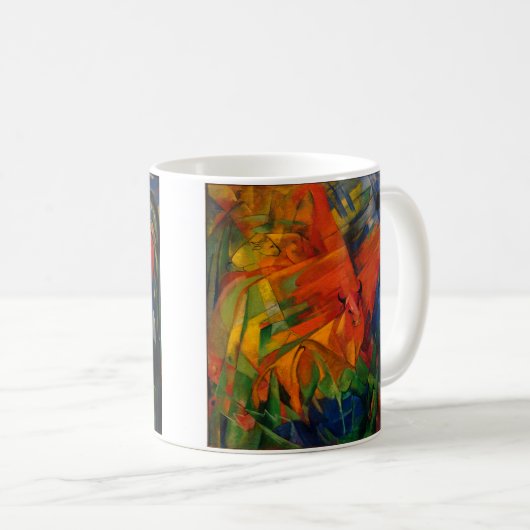Mug Les animaux dans un paysage par Franz Marc (Devant droit)