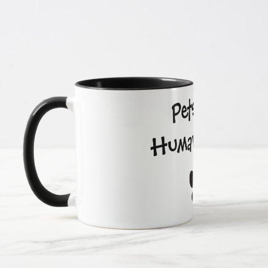 Mug Les Animaux de compagnie ont le dessus (Gauche)