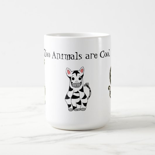 Mug Les Animaux de Zoo sont Cool (Centre)
