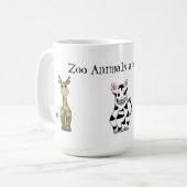Mug Les Animaux de Zoo sont Cool (Devant gauche)